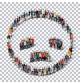 people emoticon smiley icon vector image vector image