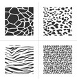wildlife animal skin texture print tiger vector image