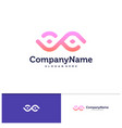letter f j s logo template creative f j s vector image