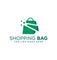 online shop modern logo vector image vector image