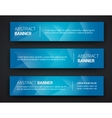 abstract banner design vector image vector image
