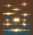 lens flare transparent effect vector image vector image