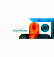 creative geometric wallpaper minimal abstract vector image vector image