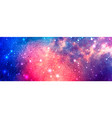 cosmic beautiful colorful space background vector image vector image