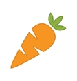 orange carrot carrot meals icons set vector image