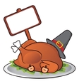 thanksgiving dinner vector image