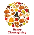 happy thanksgiving day banner vector image