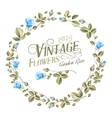 vintage flowers vector image