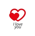 logo heart vector image vector image