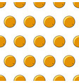 seamless orange pattern vector image vector image