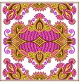 traditional ornamental floral paisley bandanna vector image