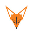 fox abstract sign vector image vector image