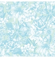 hand drawn seamless floral pattern vector image