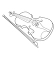 Violin Drawing Hand Drawn Classic Music Icon Vector Image