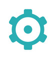 gear icon template vector image