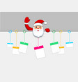 hanging christmas gift boxes present packages vector image