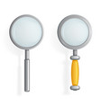 isolated magnifying glass loupe icon search symbol vector image