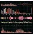 sound waves vector image
