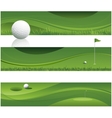 abstract golf background vector image vector image