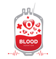 blood donation medical vector image