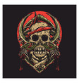 maduranese skull head vector image vector image