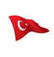 turkey flag vector image