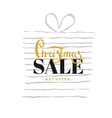 sale poster hand draw brush in watercolor vector image