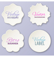 set of design elements vector image