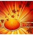 elegant autumn banner vector image vector image
