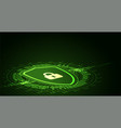 protection concept protect mechanism system vector image