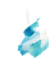 blue brush stroke texture with japanese ocean vector image vector image
