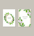 set of tender romantic floral vector image