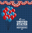 united states independence day july holiday vector image