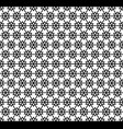 seamless geometric pattern in black and white vector image