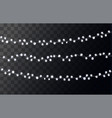 christmas lights concept vector image vector image