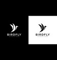 hummingbird logo design template vector image vector image