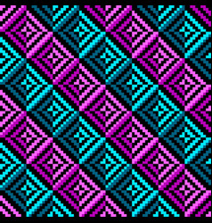 Geometric color rhombus seamless pattern Vector Image