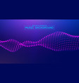 purple music background abstract blue vector image