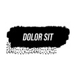big banners for text from black textured strokes vector image vector image