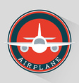 airport icons vector image vector image