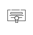 bachelor icon logo design template isolated vector image