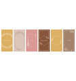 design templates in simple modern style with copy vector image