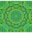 green ethnic pattern vector image vector image