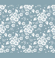 flower seamless pattern background vector image vector image