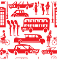 london seamless pattern vector image vector image