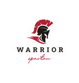 spartan sparta logo helmet design vector image vector image
