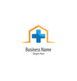 medical logo template vector image