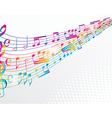 music abstract background vector image vector image
