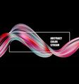abstract colorful background color flow vector image vector image