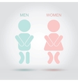 men women bathroom vector image